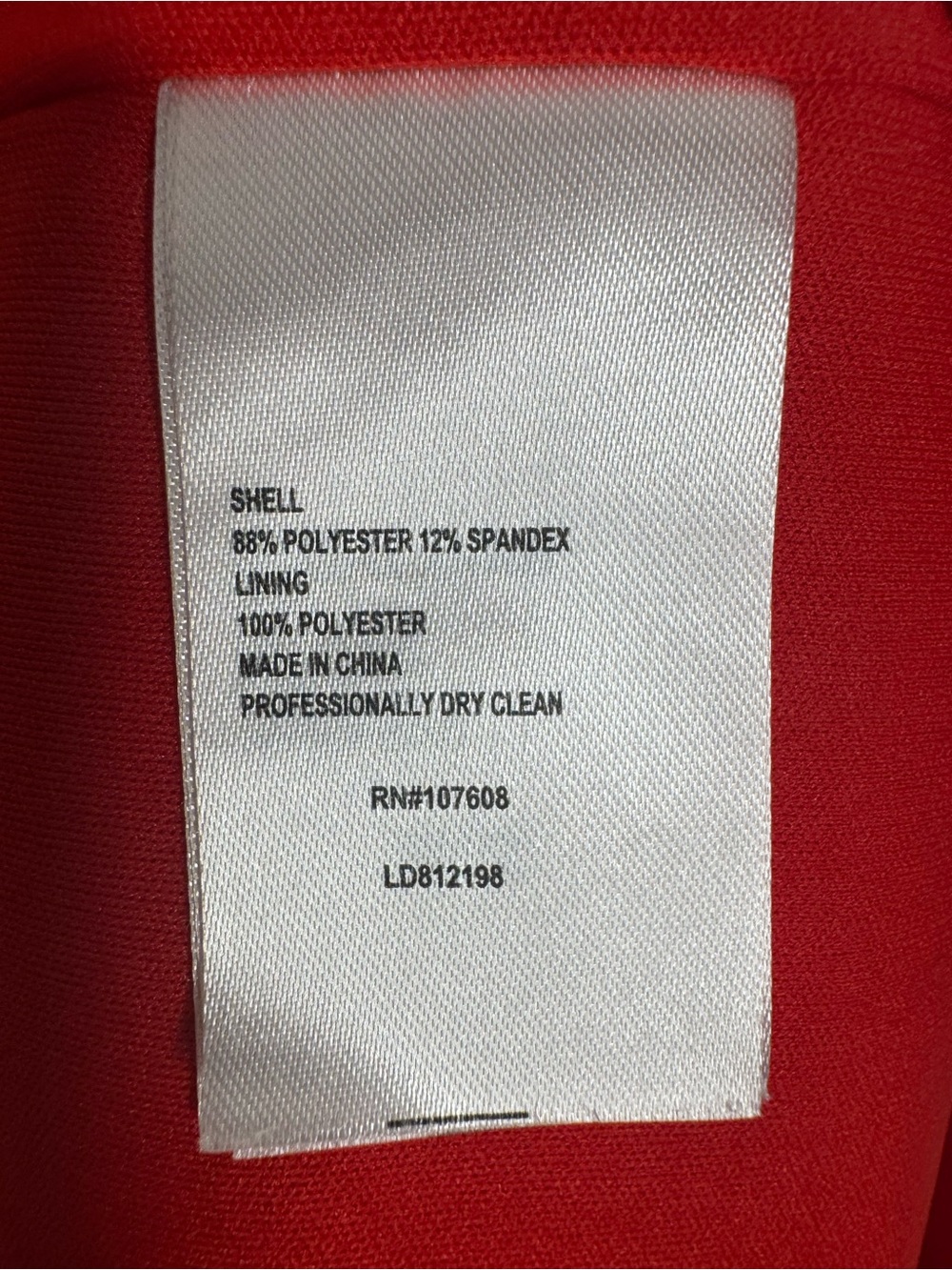 Laundry By Shelli Segal Special Occasion V-Neck Red Balloon Sleeve Mini Dress - Picture 8 of 9